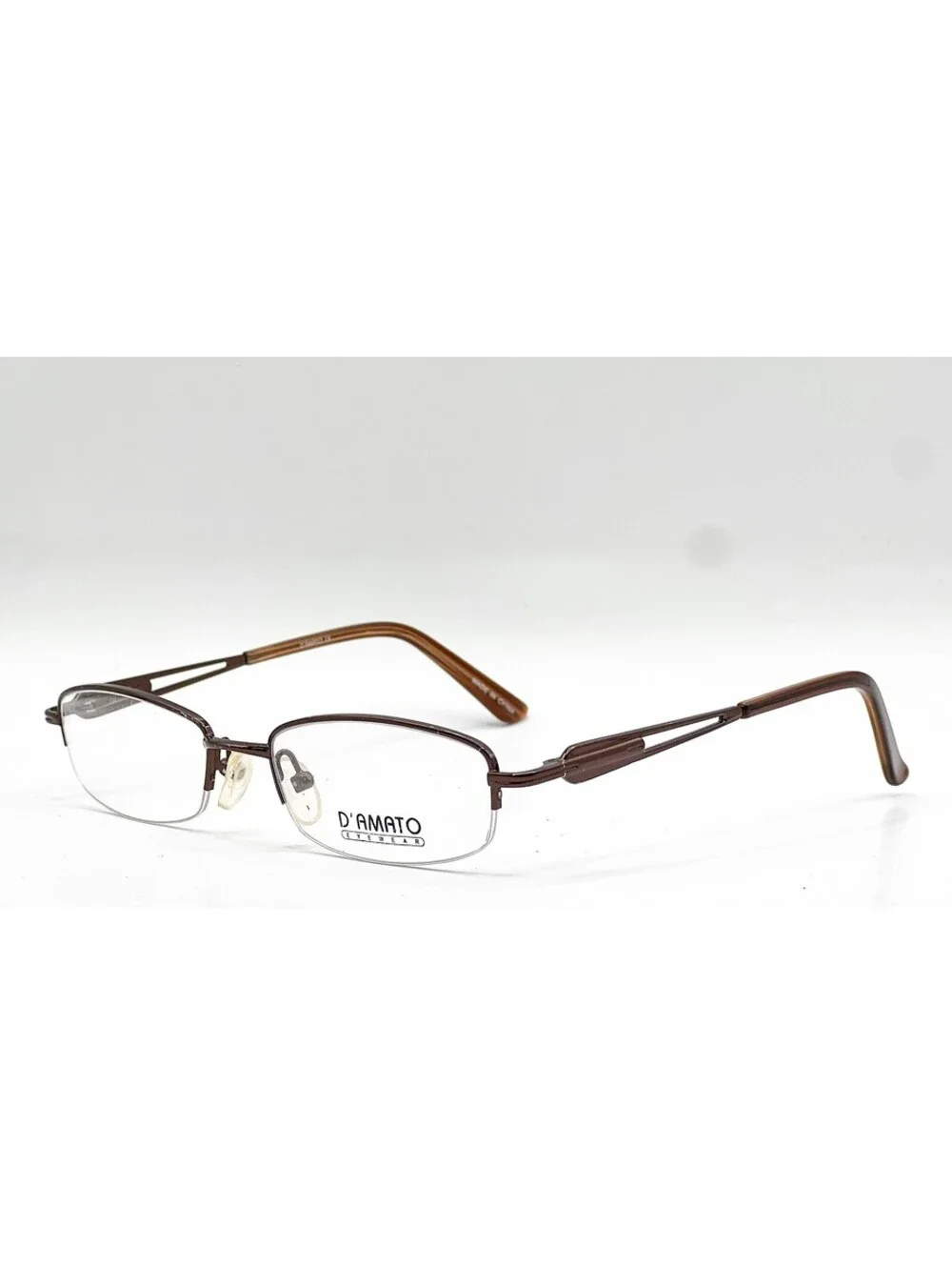 D'Amato Eyewear Dw593 Brn Brown Authentic Eyeglasses 51-17-135